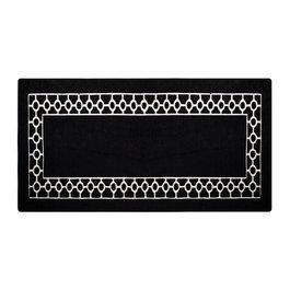 Conceptum Bague Alfombra de Pasillo 80 x 200 cm Blanco y Negro